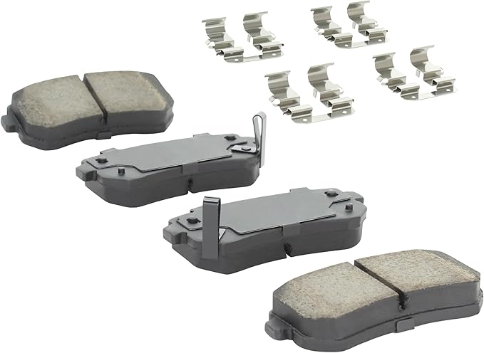 Premium Semi-Metallic Rear Brake Pads Compatible