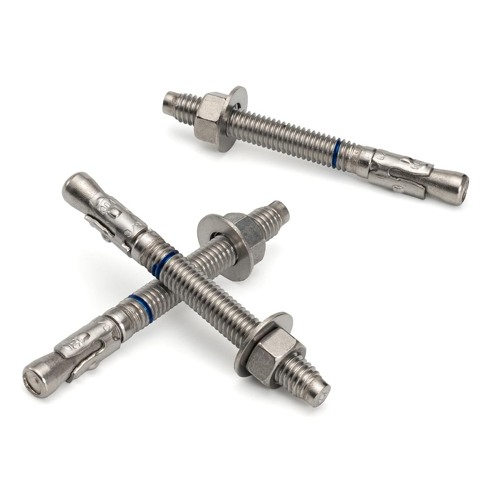 3/8" x 3-3/4" Concrete Anchors (25 Pack) 3/8 inch Wedge Anchors Bol...
