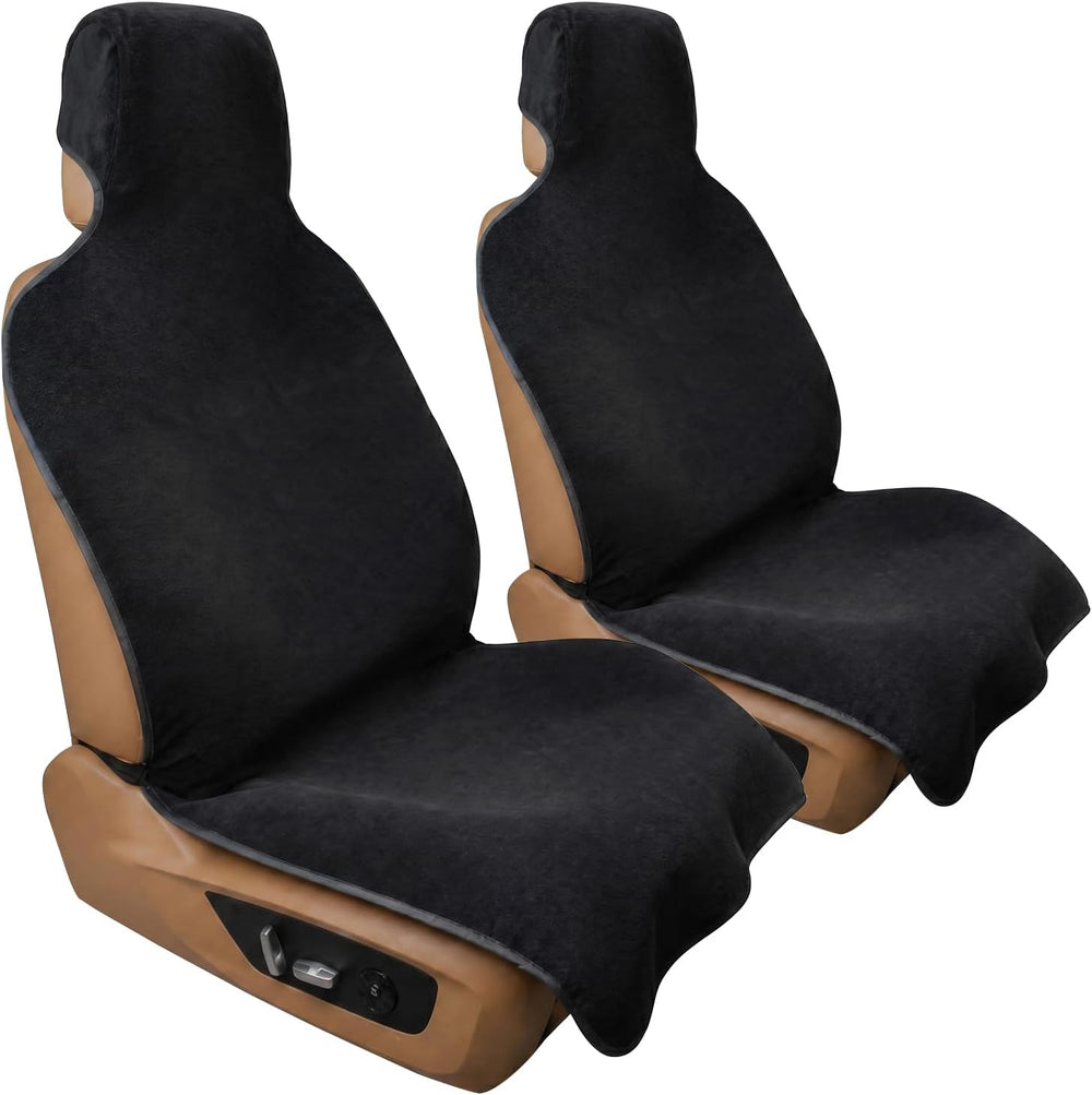 Car Seat Cover Towels Front Seats, Waterproof Sweat Car Seat Towel Protector ...