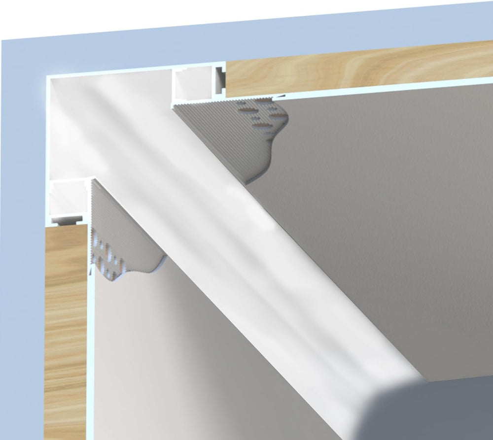 Plaster LED Channel,White Drywall LED Strip Light Channel 4x2m