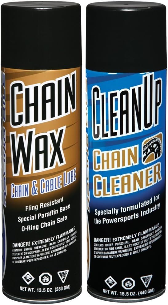 Maxima Racing Oils MA-BCC-WAX Chain Wax Basic Chain Care Aerosol Combo Kit, 2...