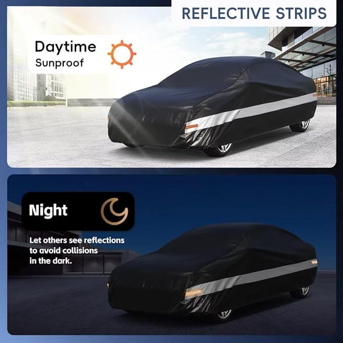 Holhtly Car Cover Custom Fit for Dodge Charger， Car Covers for Automobiles All