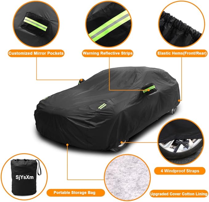 Upgraded Car Cover Compatible