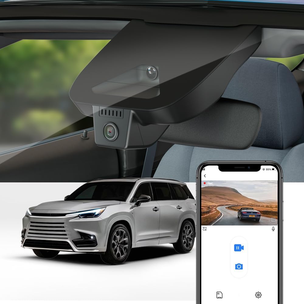 Fitcamx 4K Dash Cam Suitable for Lexus TX 2024-2026 TX 350 500h Premium Luxur...