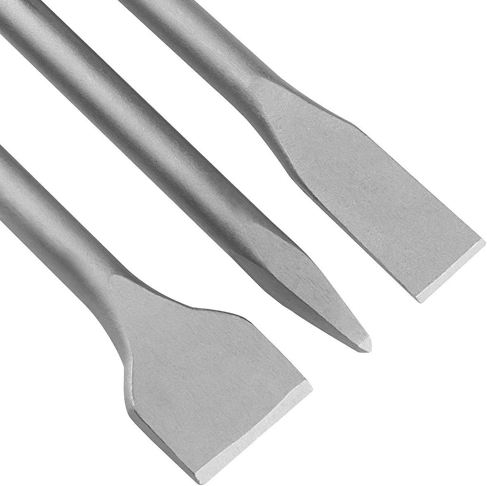 CertBuy 6PCS SDS Plus Chisel Set Tile Removal Chisel Bits for Hammer Drill