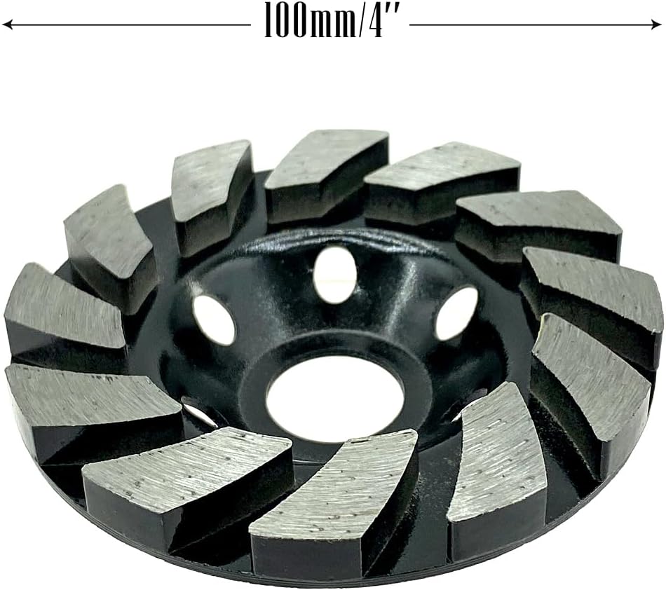 6-Pack 4 inch Diamond Concrete Grinding Wheel Heavy Duty Angle Grinder disc