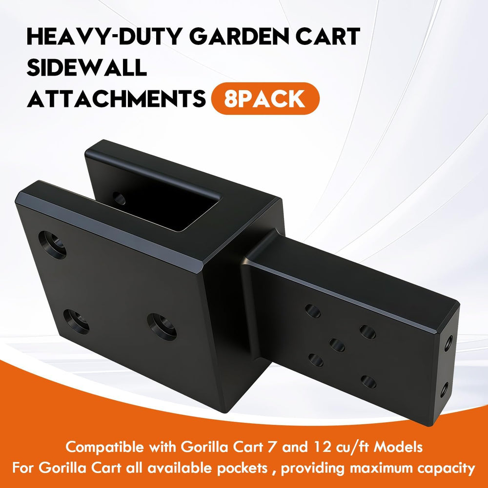 Garden Cart Sidewall Attachments for Gorilla Cart 7 and 12 cu/ft Models