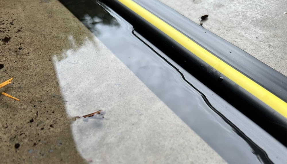 ½” High Garage Door Threshold Seal Kit 12’3” Length | Flexible PVC | Complete...