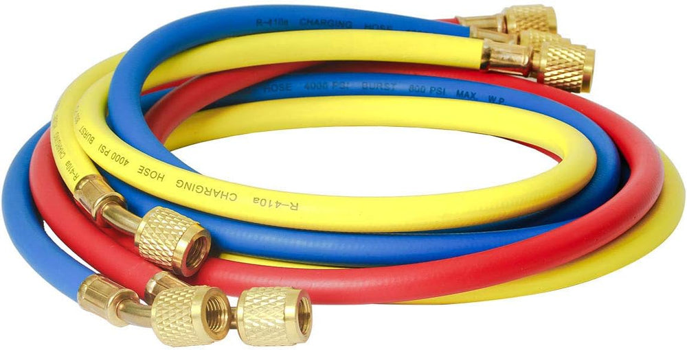 Elitech Refrigerant Charging Hose for R134a R404a R12 R22 Air Conditioning Re...