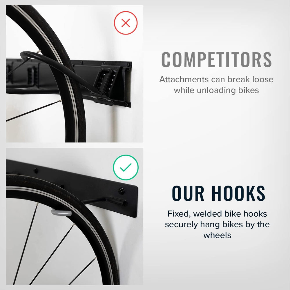 StoreYourBoard Bike Storage Rack, 4 Bike Racks for Garage, Solid Steel Extra ...