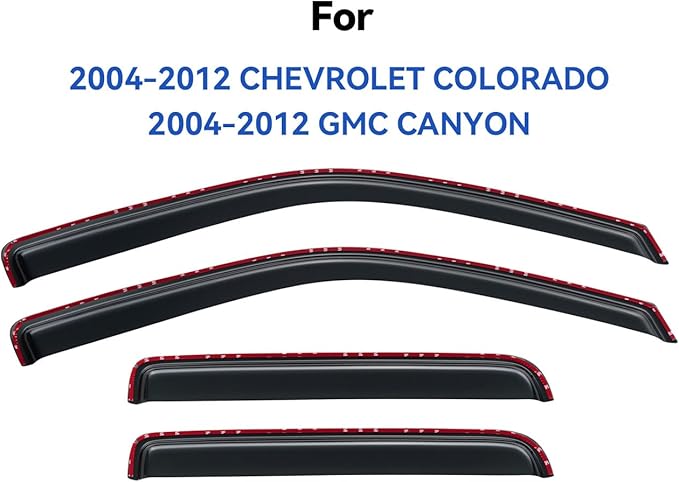 in-Channel Window Visors Rain Guards Shield