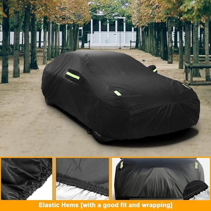 Car Cover Compatible with Cadillac CT4 2020-2025, Waterproof All Weather Car