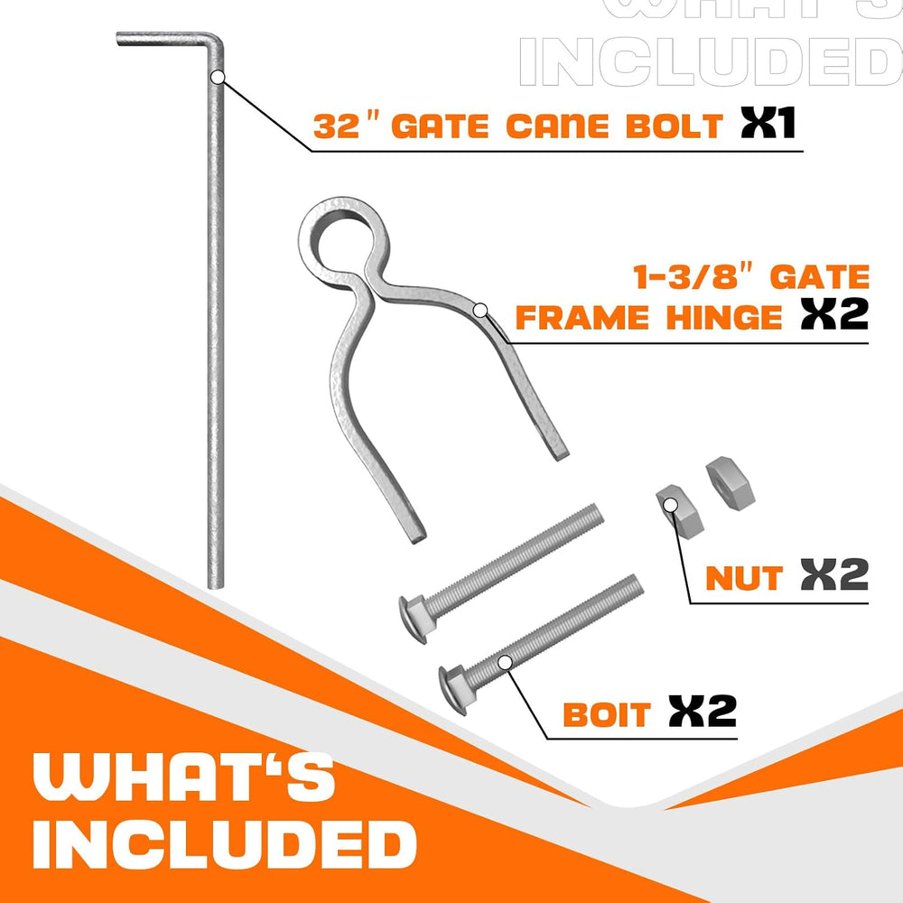 Amoskey Heavy Duty Gate Drop Rod - 1-3/8" 32" for Single or Double ...