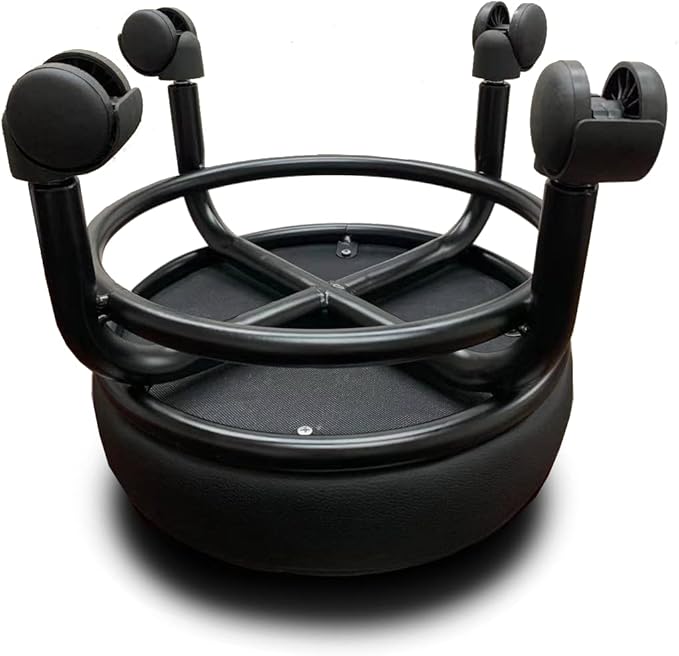 A&A Rolling/Scoot Stool | Comfortable | Heavy-Duty/Sturdy | 360 Degree Ro...