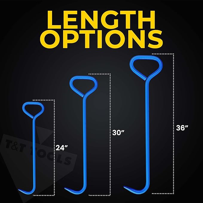 T&T Tools 30-Inch Manhole Hook Tool (4 Pack)