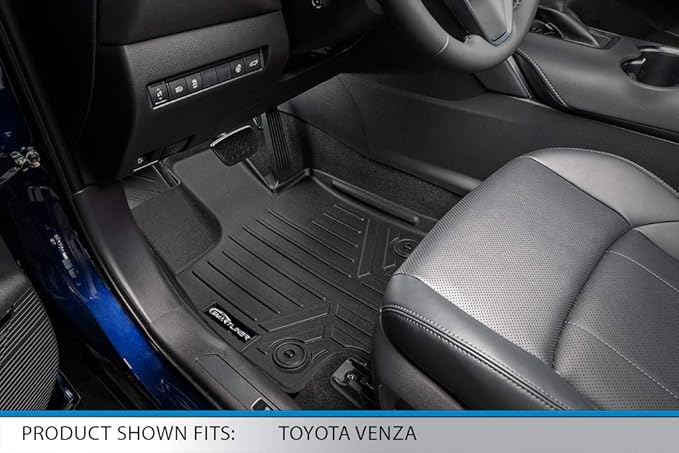 SMARTLINER Custom Fit All Weather 2 Row Floor Mats Liner Set Compatible