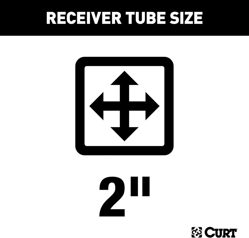 CURT 13417 Class 3 Trailer Hitch, 2-Inch Receiver