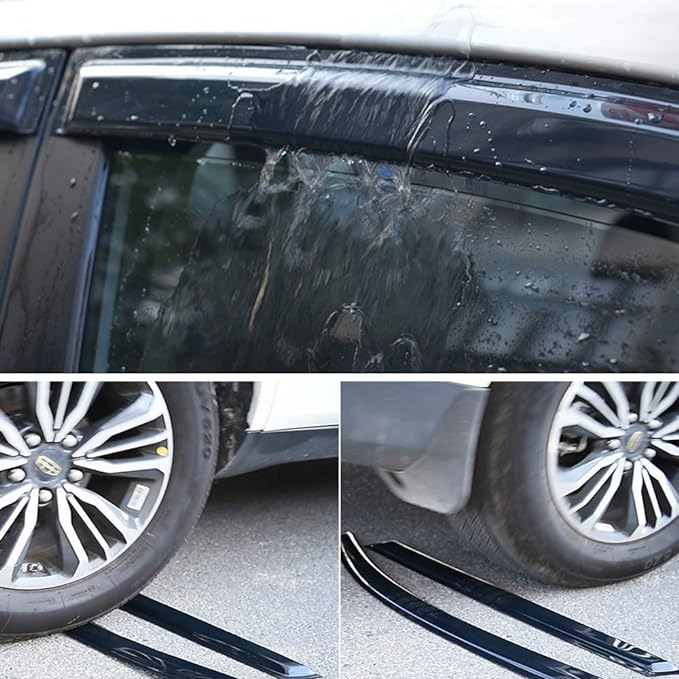 92455 Side Window Wind Deflector, Window Visor fit