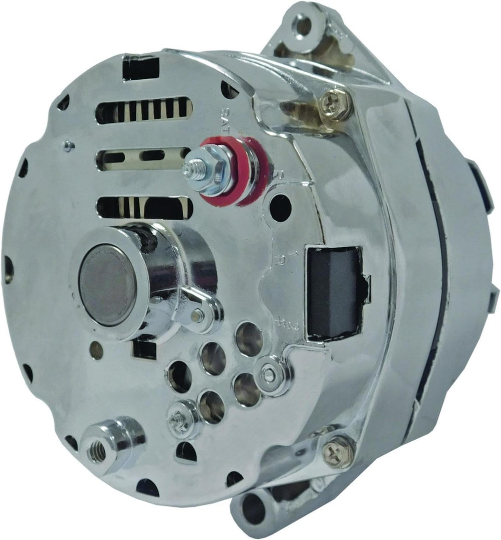 OEG Parts High Output 110A Chrome Alternator 1 Groove Pulley Self Exciting