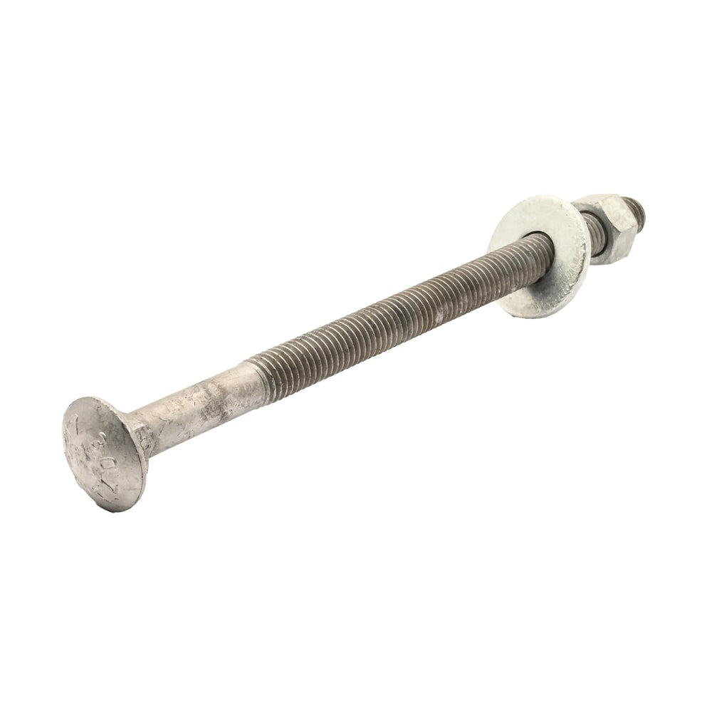 5/8" x 10" (25 Sets) Hot Dipped Galvanized Carriage Bolt Kit for Ex...