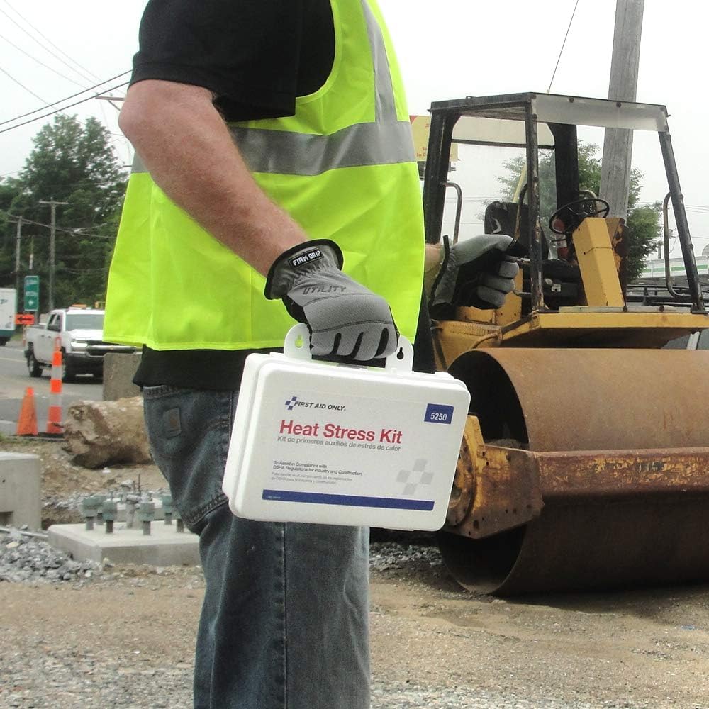 First Aid Only Heat Stress First Aid Kit for Outdoor Work Crews