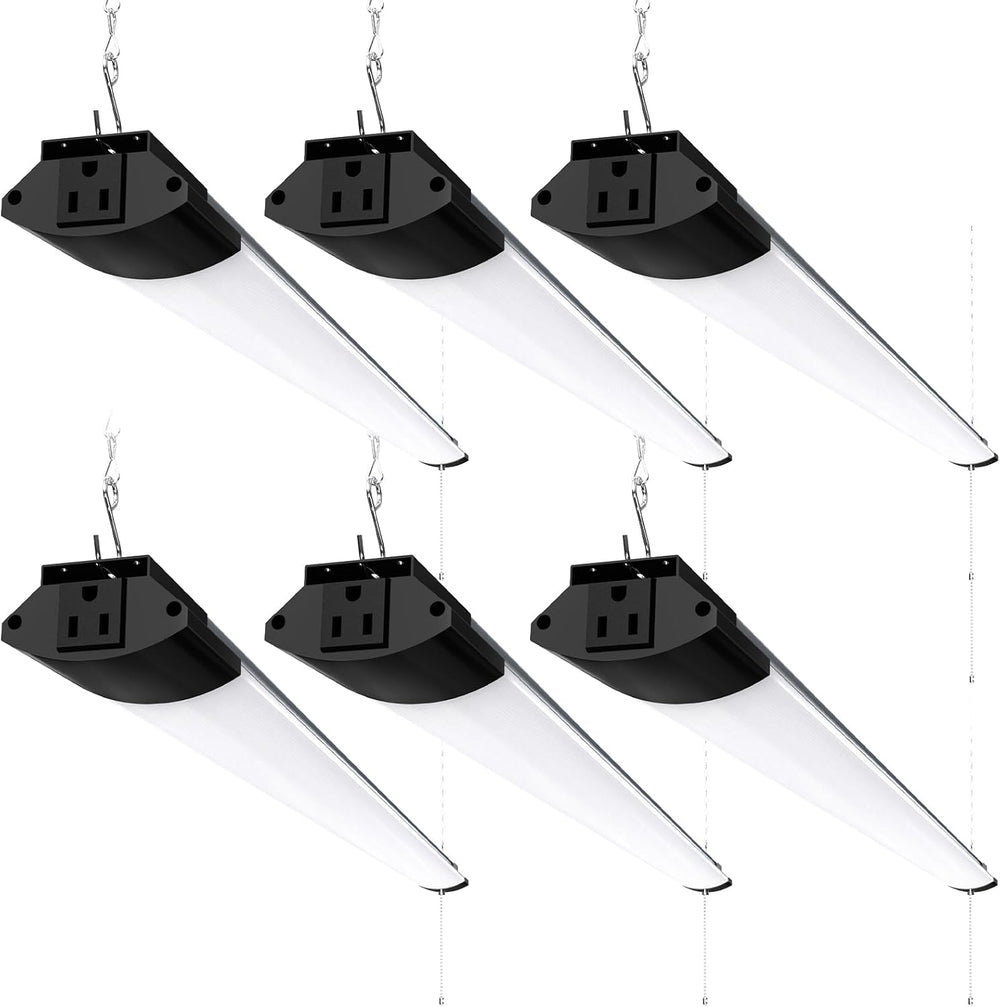 Barrina BS84 LED Shop Lights for Workshop 4FT, 5000K Utility Shop Lights (6 P...