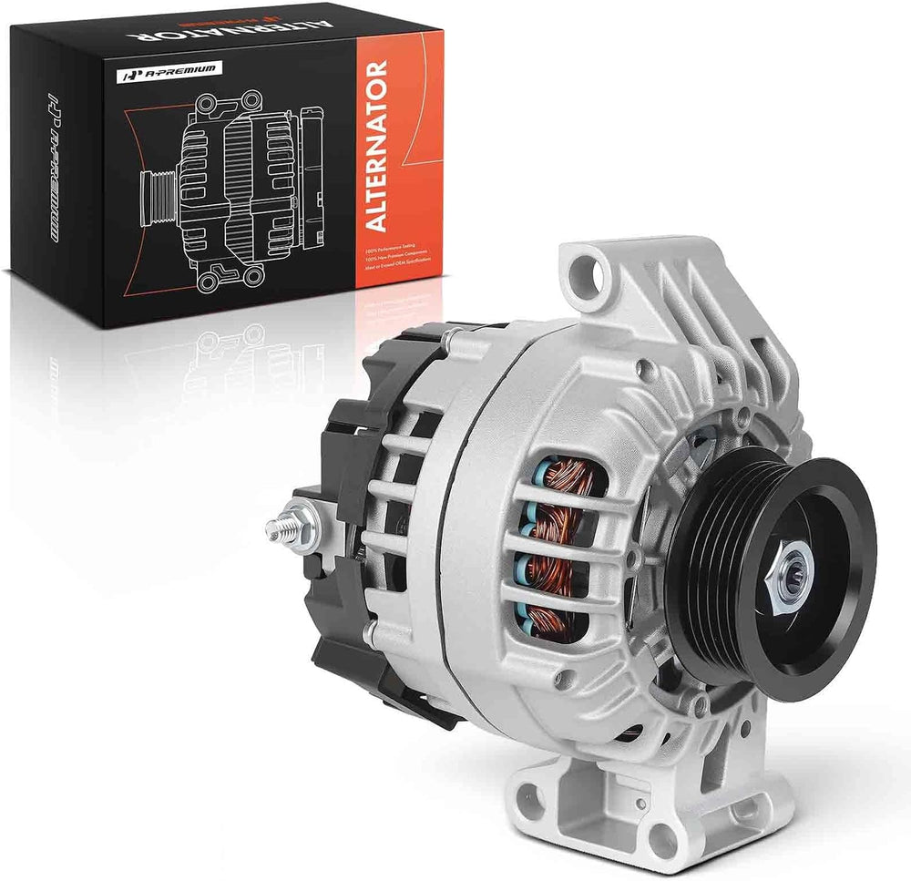 A-Premium Alternator, 12V 100A 6-Groove Pulley Clockwise