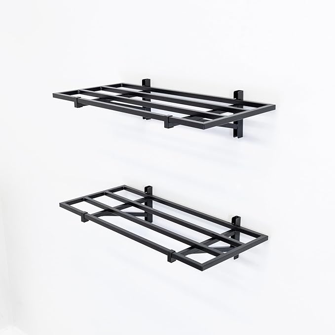 StoreYourBoard 2-Pack Heavy Duty Wall Shelves – Wall-Mounted Garage Storage