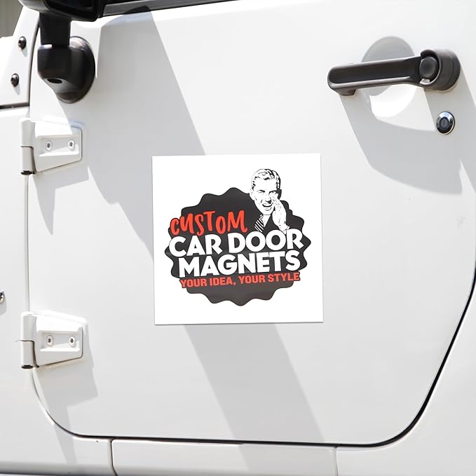 Custom Car Magnet Signs for Businesses 2 pk