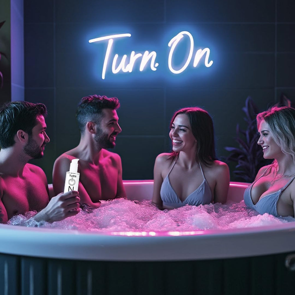 Turn On Silicone-Based Premium Lube, Long Lasting & Silky Smooth, 32 Fl Oz