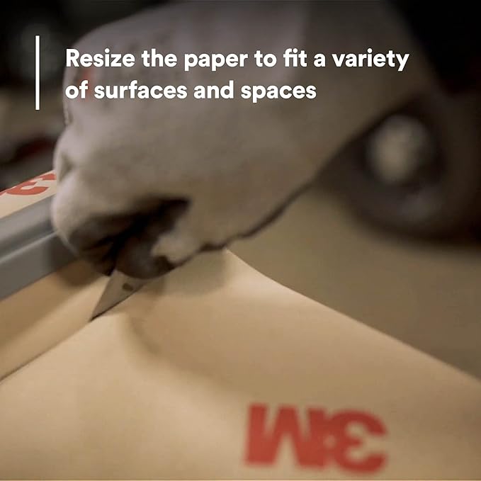 3M Welding and Spark Deflection Paper 05916, Flame Retardant, Adhesive Backing