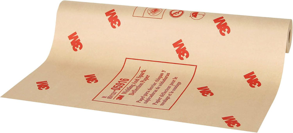 3M Welding and Spark Deflection Paper 05916, Flame Retardant, Adhesive Backing