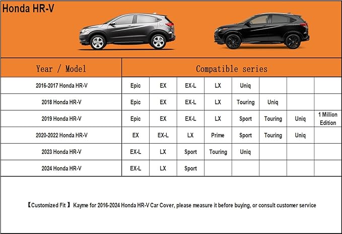 Kayme 7 Layers SUV Car Cover Custom Fit