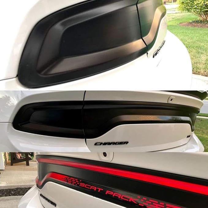 Luxe LightWrap Dark Smoke Stealth Universal Headlight Tail Light Tint Kit