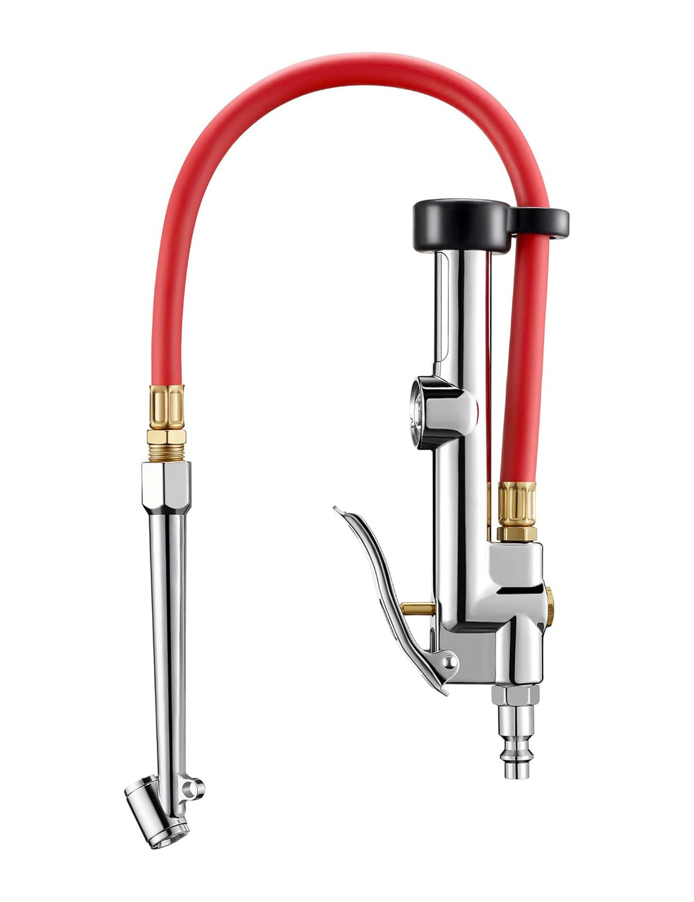AstroAI 25.6'' Heavy-Duty Tire Pressure Gauge with Inflator