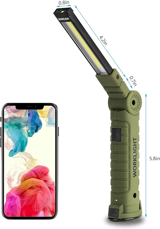 4 Pack Rechargeable LED Work Lights