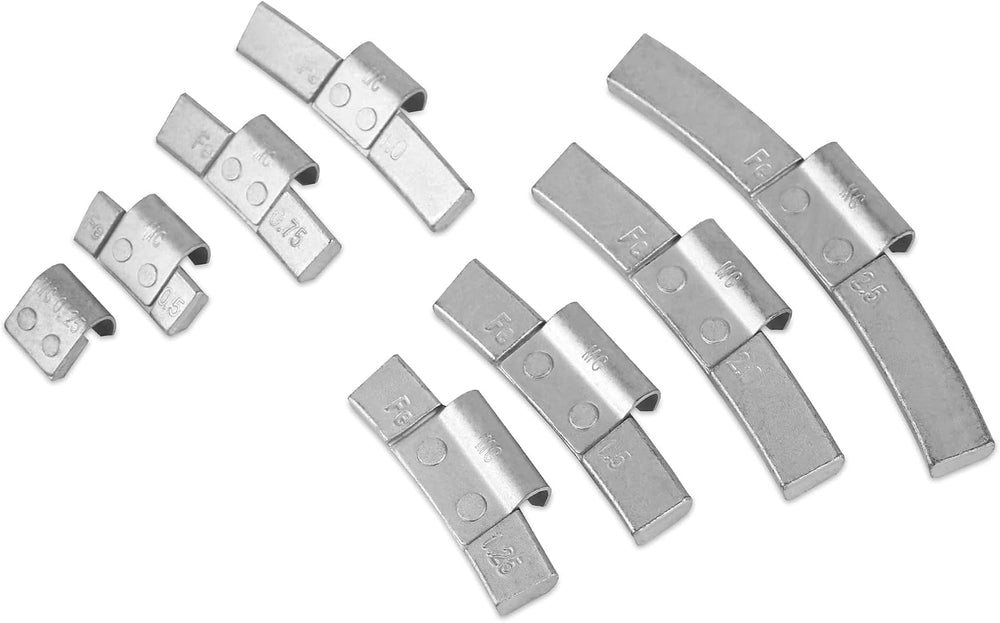 MC-Series Clip On Wheel Weights 80PCS Multi Size Assortment Kit