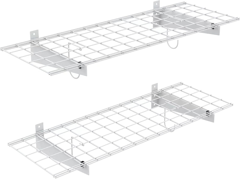 TORACK 2 Pack Garage Storage Wall Shelves