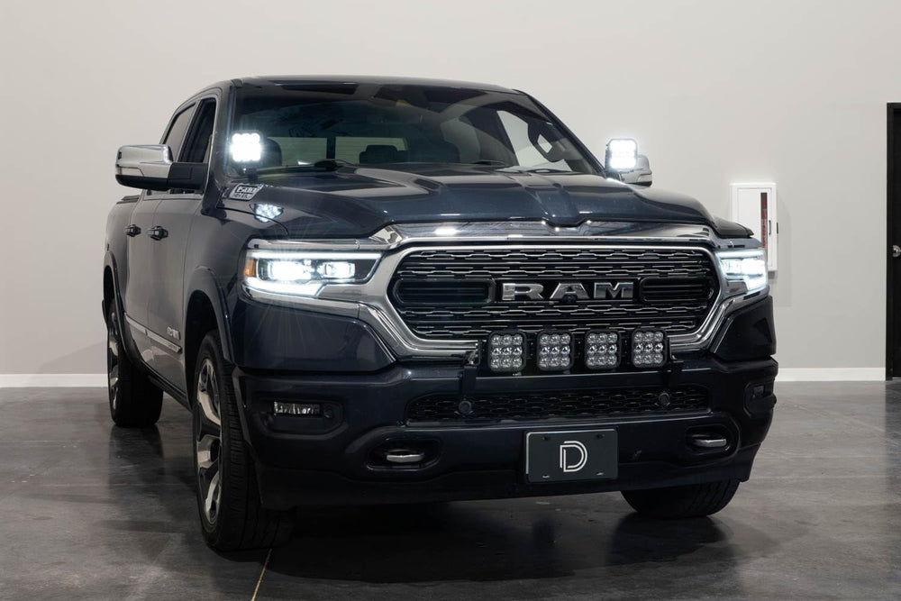 Diode Dynamics Stage Series Backlit Ditch Light Kit compatible with Ram 1500 ...