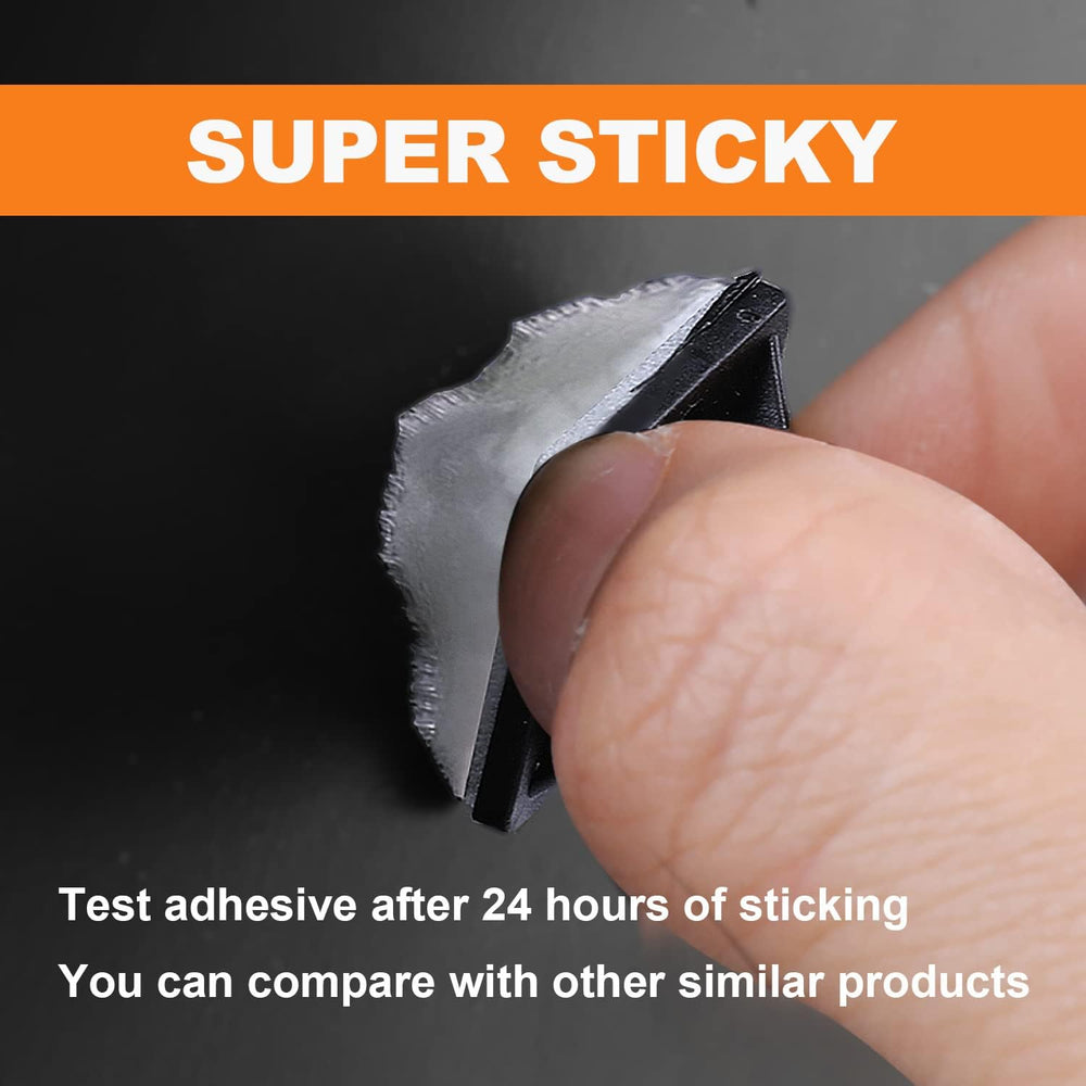 30 Pack 2 inch Zip Tie Adhesive Mounts Self Adhesive Cable Tie Base Holders w...