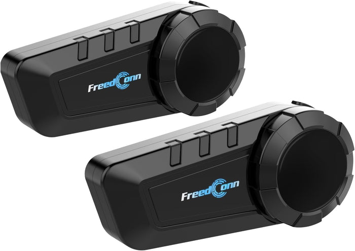 FreedConn KY PRO Motorcycle Helmet Bluetooth Headset, Motorcycle Communication (2Pack)
