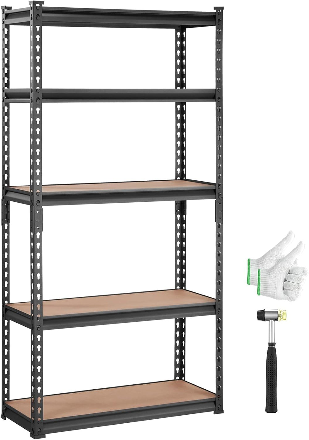 VEVOR Storage Shelving Unit, 5-Tier Adjustable, 2000 lbs Capacity, Heavy Duty