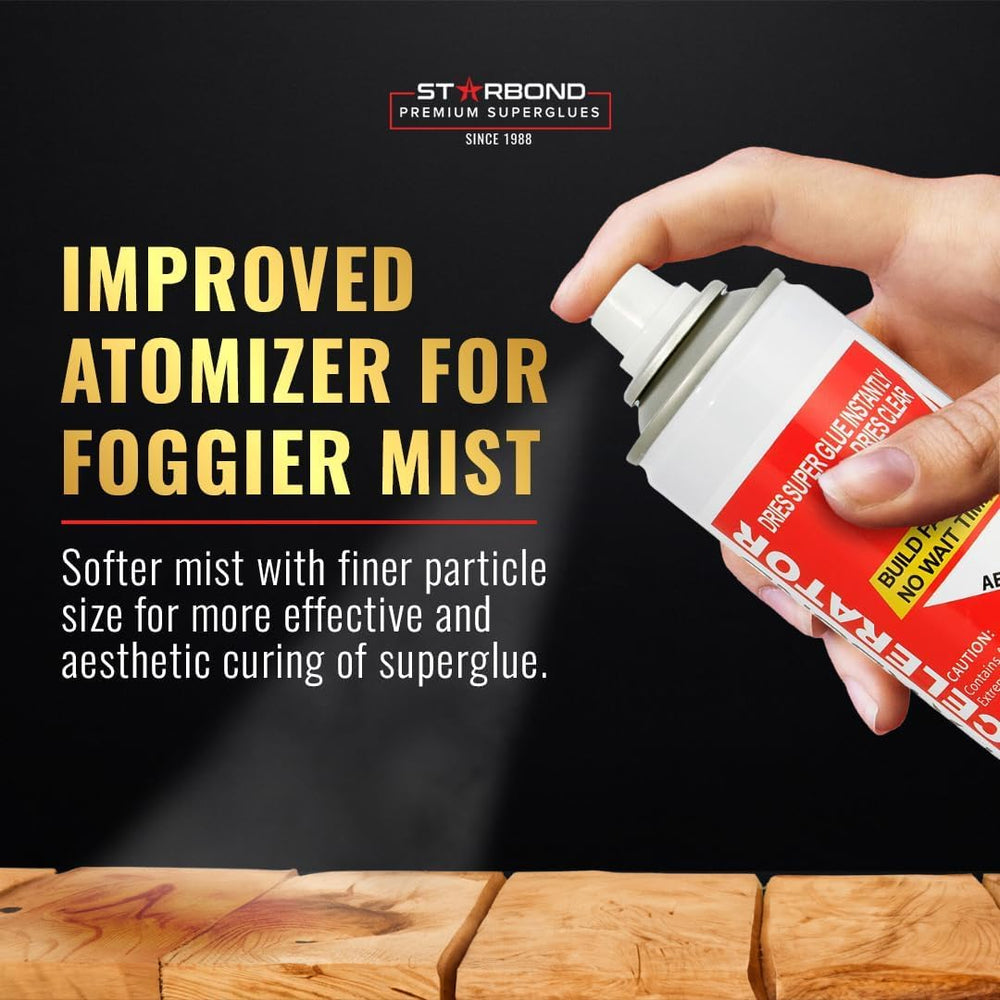 STARBOND Knot Filler System – 2 oz Black and 2 oz Brown Medium-Thick CA Glue ...