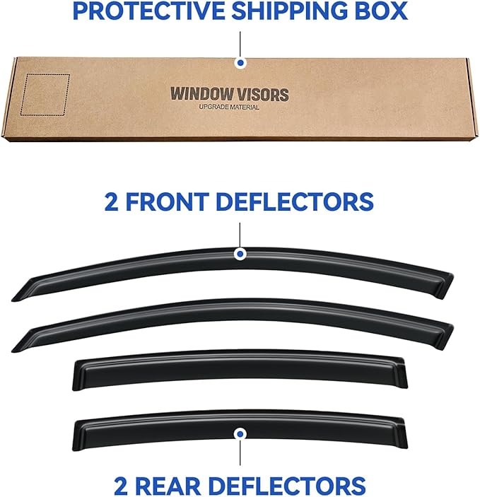 Window Visors Rain Guards Shield