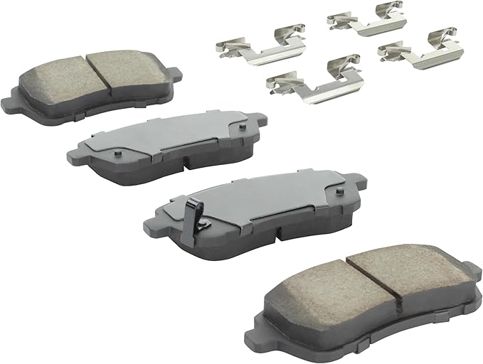 Premium Semi-Metallic Front Brake Pads Compatible