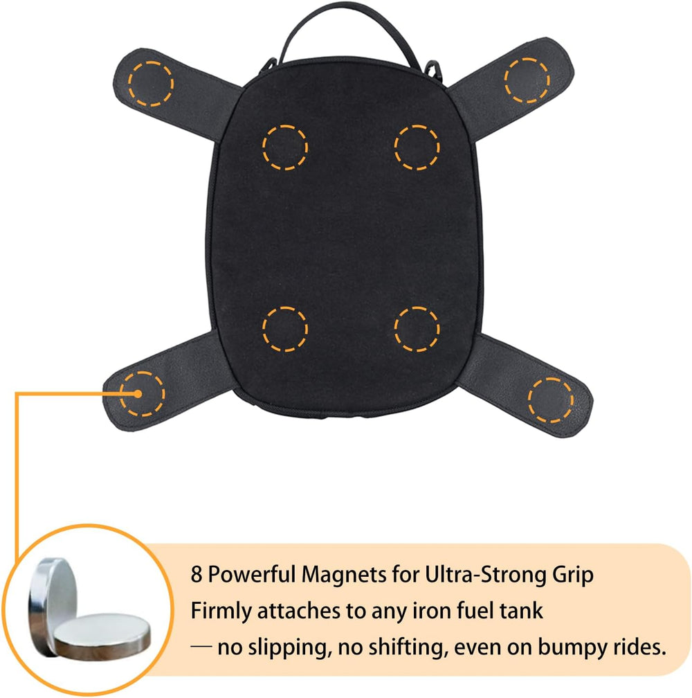 Magnetic Tank Bag 5.5L/1.5GAL Storage Capacity, Nylon and PP Material Waterpr...