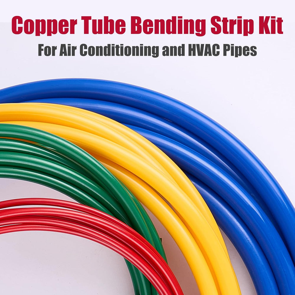 Copper Tube Bending Strip 13 ft (4 m), 4 Pcs Air Conditioning Copper Tubing E...
