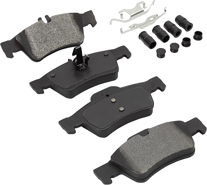 Premium Semi-Metallic Rear Brake Pads Compatible