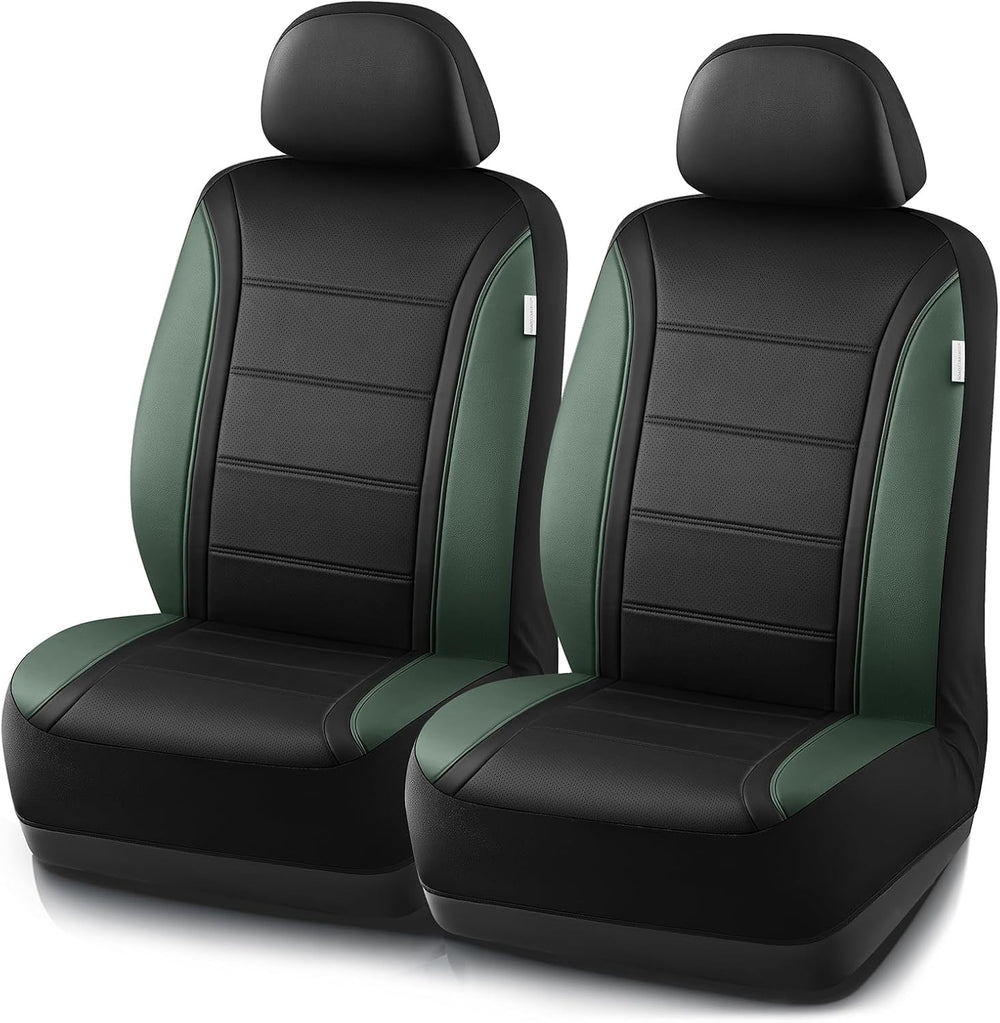Road Comforts Leather Seat Covers, Breathable Car Seat Covers Front Seat