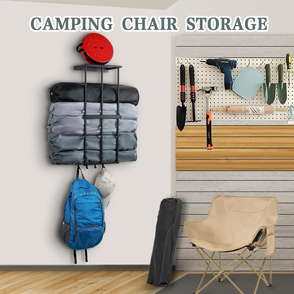 Camping Chair Rack for Garage Storage,Garage Organization Wall